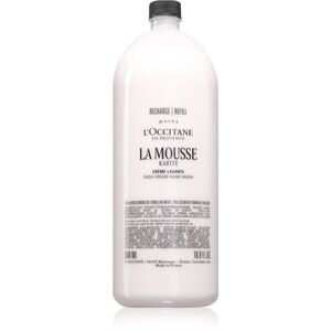 L’Occitane Shea Butter La Mousse krémes folyékony szappan kézre utántöltő 500 ml kép