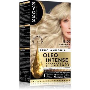 Syoss Oleo Intense tartós hajfesték a haj élénkítésére árnyalat 13-00 Ultra Platinum 50 ml kép