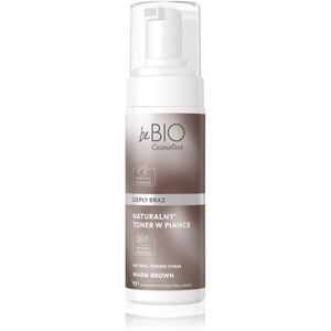 beBIO Natural Foam Toner Warm Brown tonizáló hab hajra 120 ml kép