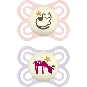 MAM Perfect Night 0+ months cumi Pink/ Purple 2 db kép