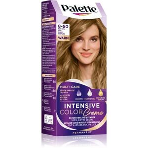 Schwarzkopf Palette Intensive Color Creme tartós hajfesték árnyalat 8-50 Light Golden Blonde 1 db kép