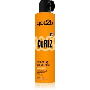 got2b Curlz Refreshing Dry Oil Mist száraz olaj testpermet a hullámos és göndör hajra 200 ml kép