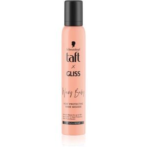 Schwarzkopf Taft x Gliss tömegnövelő hajhab hőkezelt hajra a hullámos és göndör hajra 200 ml kép
