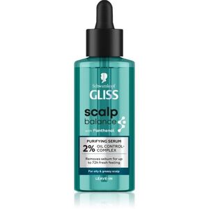 Schwarzkopf Gliss Scalp Balance Mélytisztító fejbőr szérum zsíros hajra 100 ml kép