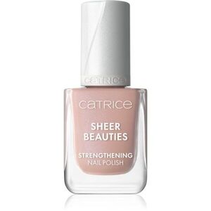 Catrice Sheer Beauties Strengthening Nail Polish körömerősítő lakk árnyalat 060 Nudie Beautie 10.5 ml kép