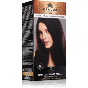 Kallos Glow Lasting Cream Colour tartós hajfesték árnyalat Chocolate Brown 60 ml kép