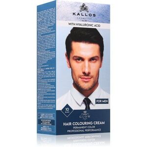 Kallos Glow Lasting Cream Colour tartós hajfesték uraknak árnyalat Black 60 ml kép