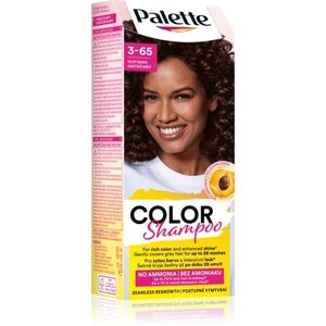 Schwarzkopf Palette Color Shampoo tonizáló sampon árnyalat 3-65 Velvet Brown 50 ml kép