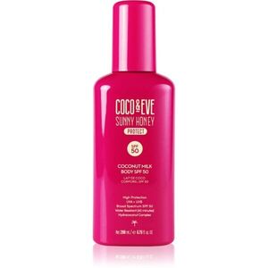 Coco & Eve Sunny Honey Coconut Milk Body SPF50 naptej SPF 50 200 ml kép