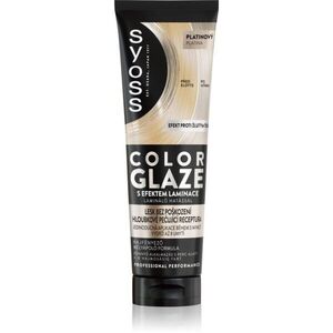 Syoss Intense Glaze Color színező hajfesték a magas fényért árnyalat Platinum 130 ml kép