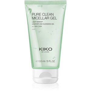 KIKO Milano Pure Clean Micellar Gel micellás sminklemosó gél az arcra és a szemekre 150 ml kép