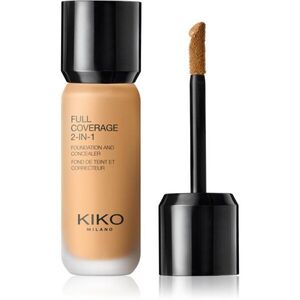 KIKO Milano Full Coverage 2-In-1 alapozó és korrektor 2 az 1-ben árnyalat 95 Neutral 25 ml kép