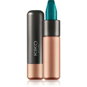 KIKO Milano Velvet Passion krémes rúzs matt hatással árnyalat 322 Sapphire Green 3.5 g kép