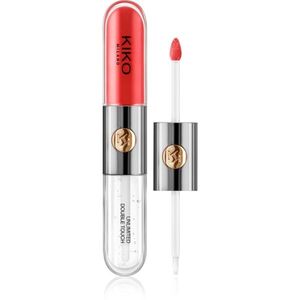 KIKO Milano Unlimited Double Touch hosszantartó folyékony rúzs fénnyel árnyalat 115 Fire Red 6 ml kép
