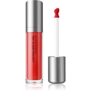 KIKO Milano Lasting Matte Veil hosszantartó folyékony rúzs matt hatással árnyalat 13 Cherry Red 4 ml kép