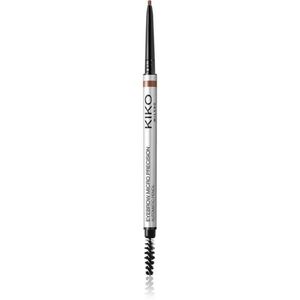 KIKO Milano Micro Precision automatikus szemöldökceruza kefével árnyalat 03 Brunettes 0.05 g kép