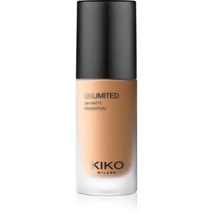 KIKO Milano Unlimited 24H Matte tartós matt alapozó hialuronsavval árnyalat 8 NG Neutral Gold 30 ml kép
