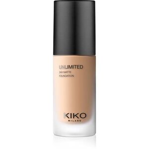 KIKO Milano Unlimited 24H Matte tartós matt alapozó hialuronsavval árnyalat 6 NG Neutral Gold 30 ml kép