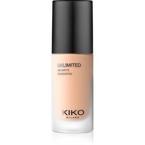 KIKO Milano Unlimited 24H Matte tartós matt alapozó hialuronsavval árnyalat 3.5 WR Warm Rose 30 ml kép