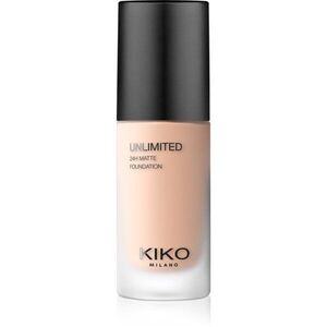 KIKO Milano Unlimited 24H Matte tartós matt alapozó hialuronsavval árnyalat 2.5 CR Cool Rose 30 ml kép