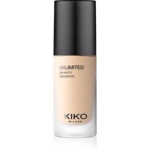 KIKO Milano Unlimited 24H Matte tartós matt alapozó hialuronsavval árnyalat 2 WG Warm Gold 30 ml kép