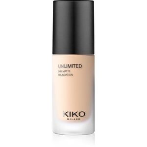 KIKO Milano Unlimited 24H Matte tartós matt alapozó hialuronsavval árnyalat 1.5 NG Neutral Gold 30 ml kép
