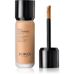 KIKO Milano Full Coverage 2-In-1 alapozó és korrektor 2 az 1-ben árnyalat 80 Warm Beige 25 ml kép
