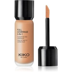 KIKO Milano Full Coverage 2-In-1 alapozó és korrektor 2 az 1-ben árnyalat 60 Neutral 25 ml kép