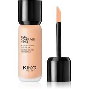 KIKO Milano Full Coverage 2-In-1 alapozó és korrektor 2 az 1-ben árnyalat 35 Neutral 25 ml kép