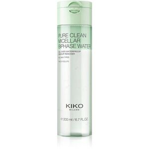 KIKO Milano Pure Clean Micellar Biphase Water kétfázisú micellás víz az arcra és a szemekre 200 ml kép