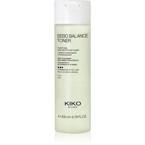 KIKO Milano Sebo Balance mattító tonikum kombinált és zsíros bőrre 200 ml kép