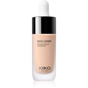 KIKO Milano Skin Lover Intensive Serum Foundation tartós folyékony alapozó hidratáló hatással árnyalat 1.5NG Neutral Gold 20 ml kép