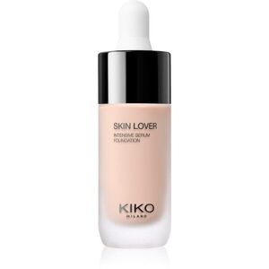 KIKO Milano Skin Lover Intensive Serum Foundation tartós folyékony alapozó hidratáló hatással árnyalat 1CR Cool Rose 20 ml kép