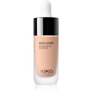 KIKO Milano Skin Lover Intensive Serum Foundation tartós folyékony alapozó hidratáló hatással árnyalat 3NR Neutral Rose 20 ml kép