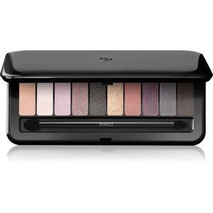 KIKO Milano Soft Nude 10 színt tartalmazó szemhéjfesték paletta ecsettel árnyalat 01 Garden Rose 7.5 g kép