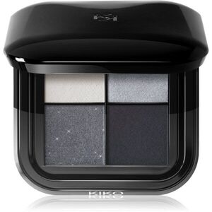 KIKO Milano Bright Quartet szemhéjfesték paletta árnyalat 04 Smokey Eyes Profusion 3.5 g kép