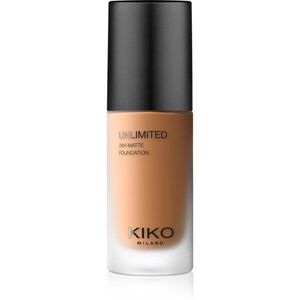 KIKO Milano Unlimited 24H Matte tartós matt alapozó hialuronsavval árnyalat 8 WR Warm Rose 30 ml kép