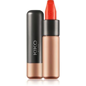 KIKO Milano Velvet Passion krémes rúzs matt hatással árnyalat 309 Tulip Red 3.5 g kép