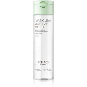 KIKO Milano Pure Clean Micellar Water tisztító és lemosó micellás víz normál és kombinált bőrre 200 ml kép