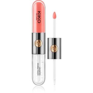 KIKO Milano Unlimited Double Touch hosszantartó folyékony rúzs fénnyel árnyalat 113 Satin Coral 6 ml kép