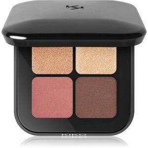 KIKO Milano Bright Quartet szemhéjfesték paletta árnyalat 02 Rosy Mauve Variations 3.5 g kép