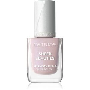 Catrice Sheer Beauties Strengthening Nail Polish körömerősítő lakk árnyalat 030 Barely Blushed 10.5 ml kép