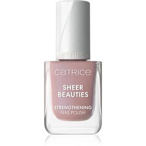 Catrice Sheer Beauties Strengthening Nail Polish körömerősítő lakk árnyalat 070 Dusty Romance 10.5 ml kép