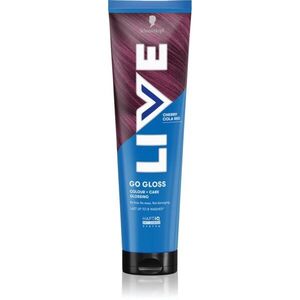 Schwarzkopf LIVE Colour + Care tápláló tonizáló maszk hajra árnyalat Cherry Cola Red 150 ml kép