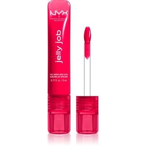 NYX Professional Makeup Jelly Job tündöklő ajakfény nagyobbító hatás árnyalat Cherry Jelly 7.5 ml kép