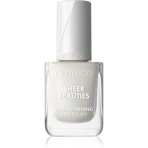 Catrice Sheer Beauties Strengthening Nail Polish körömerősítő lakk árnyalat 010 Milky Not Guilty 10.5 ml kép