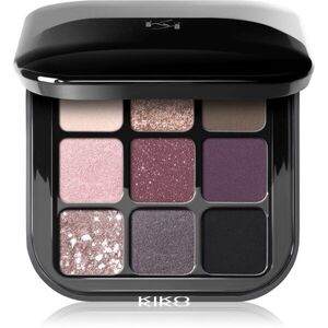 KIKO Milano Glamour Multi Finish szemhéjfesték paletta árnyalat 04 Mauve Selection 2.5 g kép