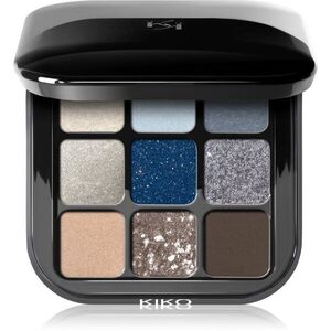 KIKO Milano Glamour Multi Finish szemhéjfesték paletta árnyalat 05 Blue Variations 2.5 g kép