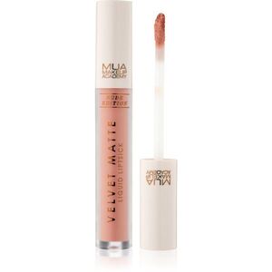 MUA Makeup Academy Velvet Matte Nude Edition mattító folyékony rúzs árnyalat Mocha 3 ml kép