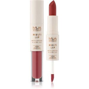 MUA Makeup Academy Multi Lip Nude Edition hosszan tartó rúzs és ajakfény duo árnyalat Soleil 3.2 g kép
